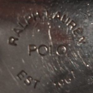 Ralph Lauren 70s Silverplate Buckle Approximately 2 inches